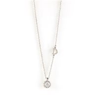 Halskette Damiani Dame Minou Fullpave in Weißgold Diamante 0.26 Ct 20091059 - 20091059
